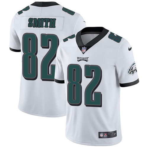 Nike Eagles #82 Torrey Smith White Men's Stitched NFL Vapor Untouchable Limited Jersey